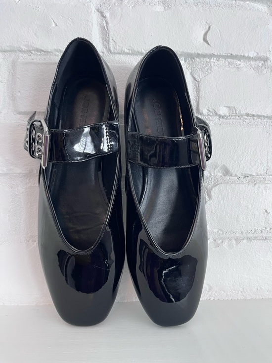 Joe Fresh Shoes - Joe Fresh Black Patent Mary Jane Loafers with Buckle